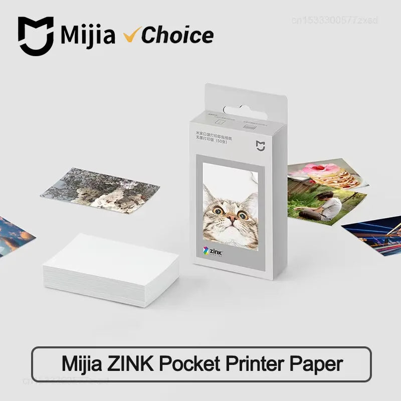 Mijia ZINK Pocket Printer Paper Self-Adhesive Photo Printing Sheets - 1