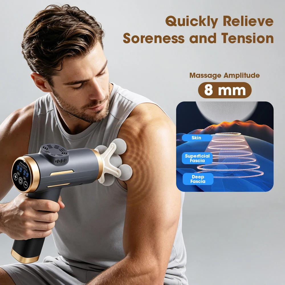 Portable Deep Tissue Percussion Muscle Massage Gun