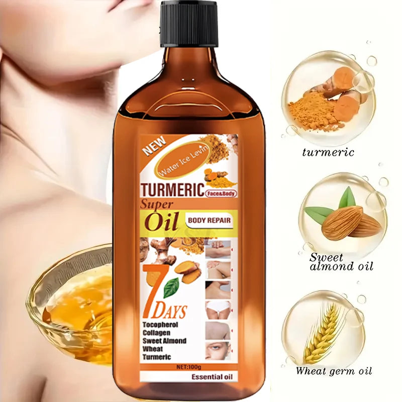 Turmeric Essential Oil Body Repair Skin Care Massage Oil 100g - 1