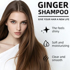 100ml Natural Ginger Hair Growth Shampoo for Dandruff and Scalp Care
