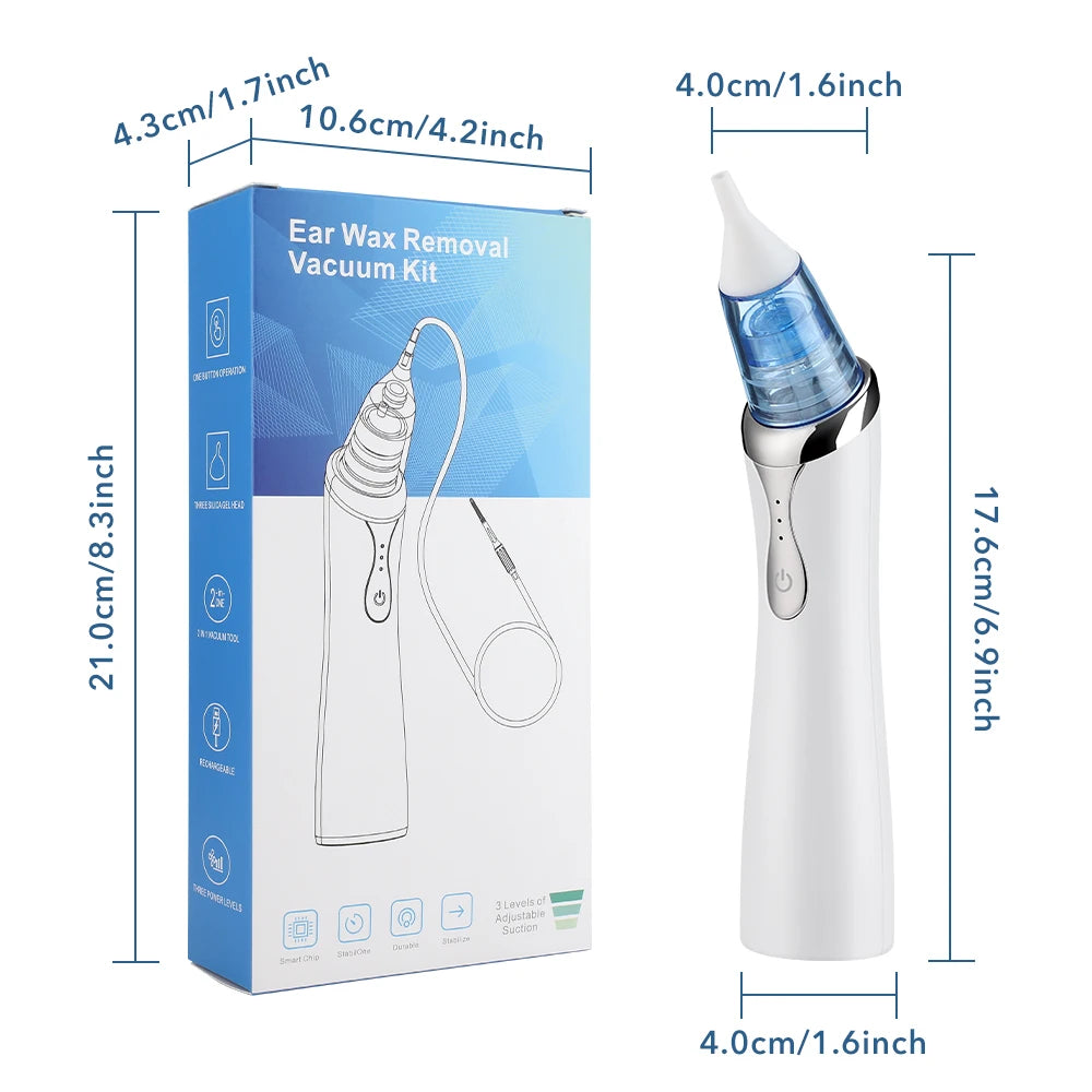 Electric Baby Nasal Aspirator and Ear Wax Removal Kit