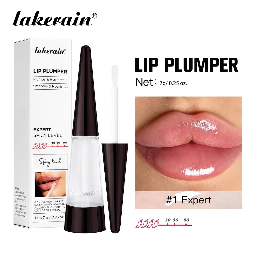 Instant Hydrating Lip Plumper Gloss for Voluminous Lips