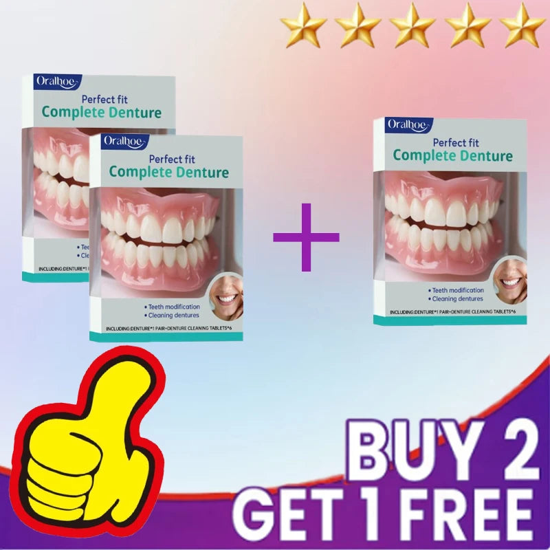 Cosmetic Silicone Dentures for Natural Smile