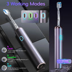Portable Sonic Toothbrush and Water Flosser Oral Care Set