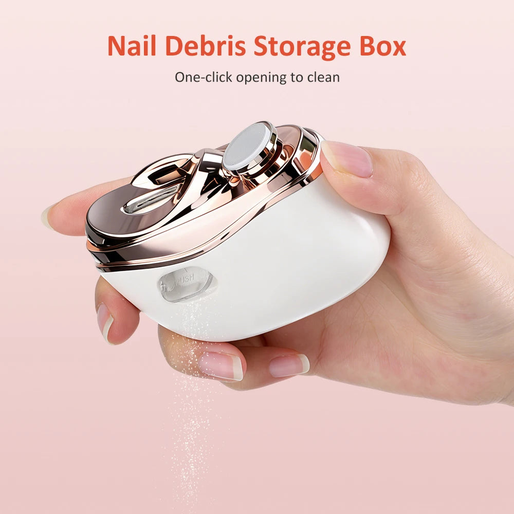 Electric Automatic Nail Trimmer and Clipper for Kids and Adults