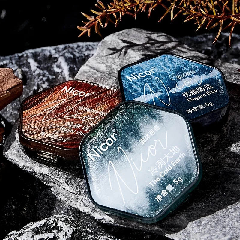 Nicor Solid Cologne Balm Long Lasting Portable Men Fragrance Perfume - 7