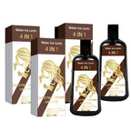 Chestnut Brown 4-in-1 Hair Dye Shampoo for Gray Hair Coverage 100g