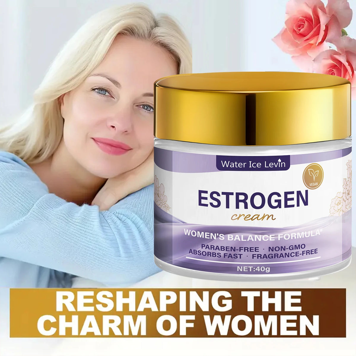 Estrogen Face Cream with Bee Venom and Vitamin E Moisturizing Formula