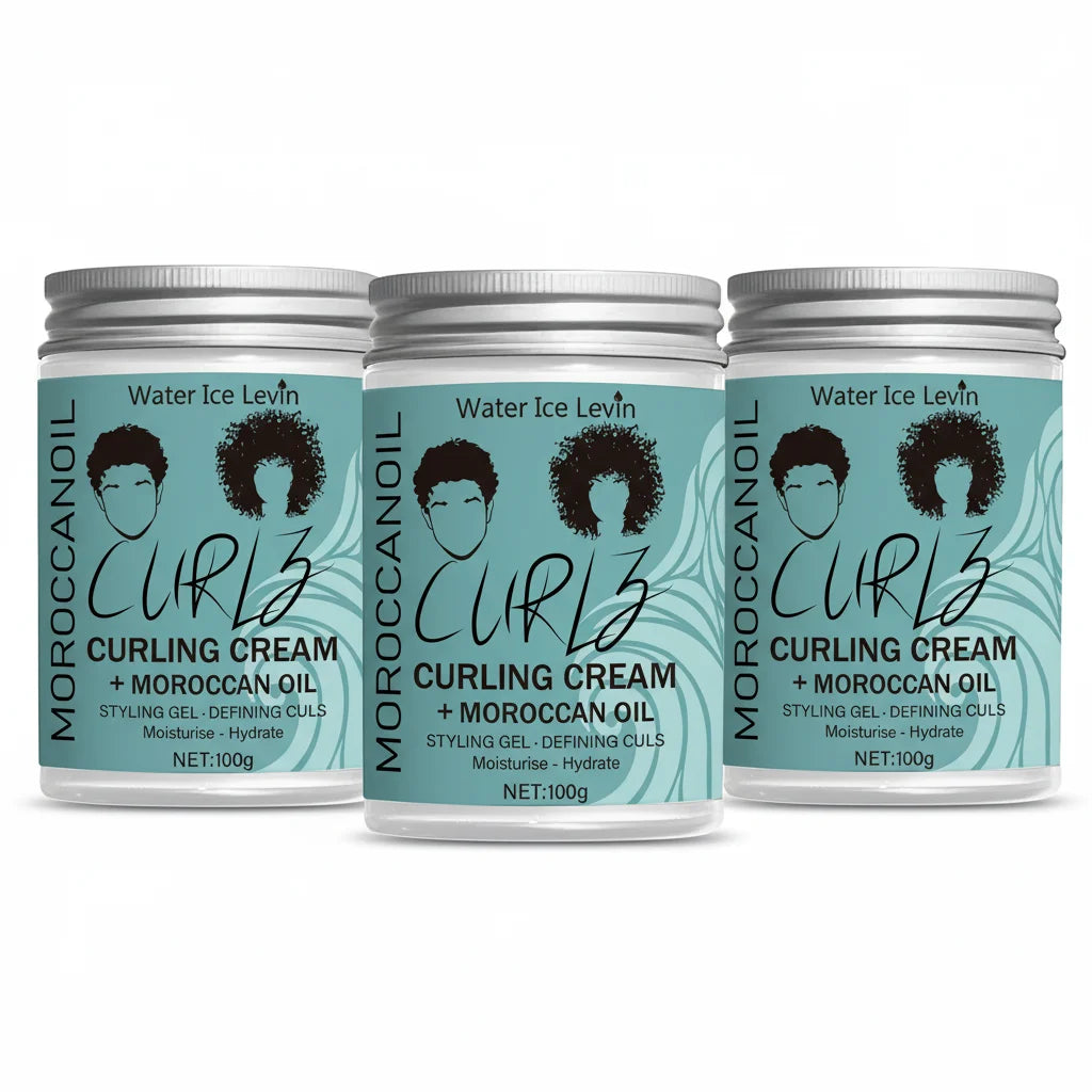 Coconut Oil Curling Cream Hydrating Curl Definition and Frizz Control