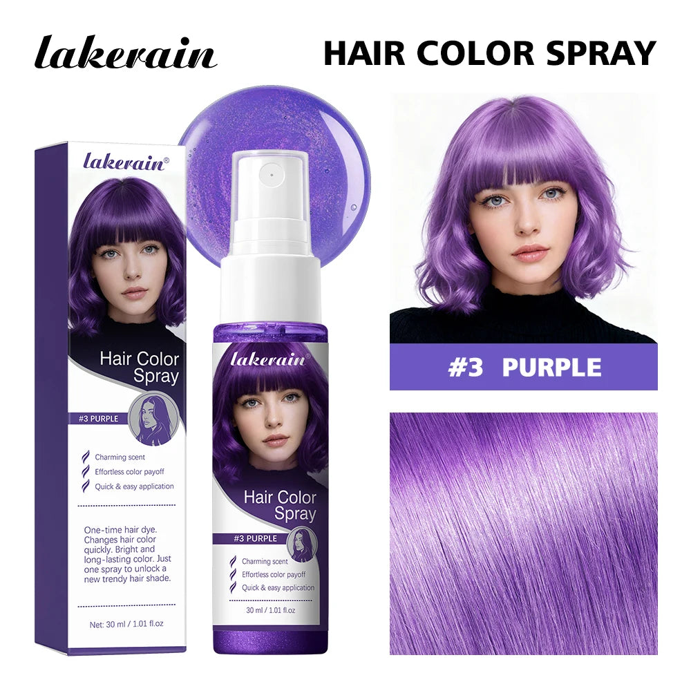 Temporary Hair Color Spray for Instant Styling - 25