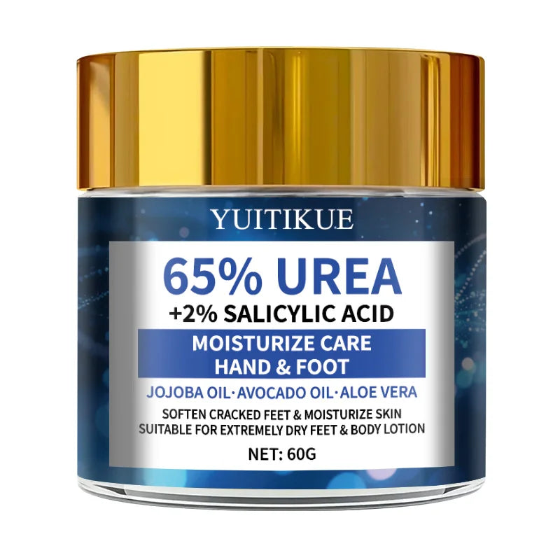 YUITIKUE 65% Urea Foot Cream Moisturizer for Cracked Heels 60g