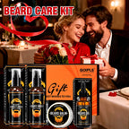 Goiple Men Beard Care Kit Beard Wash Oil Conditioner and Styling Balm