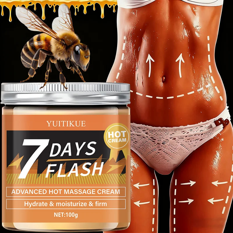YUITIKUE 7 Days Hot Massage Cream Firming and Moisturizing Body Gel 100g