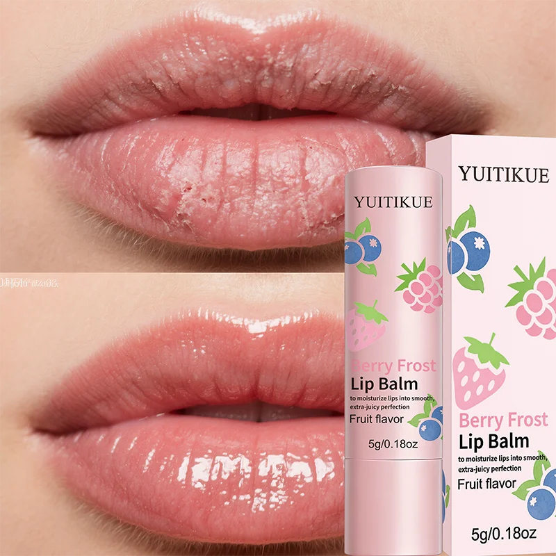 YUITIKUE Berry Frost Lip Balm Moisturizing Fruit Scented Lip Care - 3