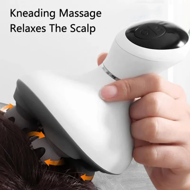 Electric Waterproof Scalp Massager for Stress Relief