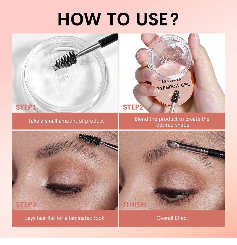 Waterproof Eyebrow Styling Gel for Natural Laminated Brows - 13