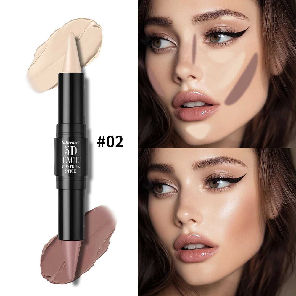 Dual-Ended Cream Contour and Highlighter Stick - 20