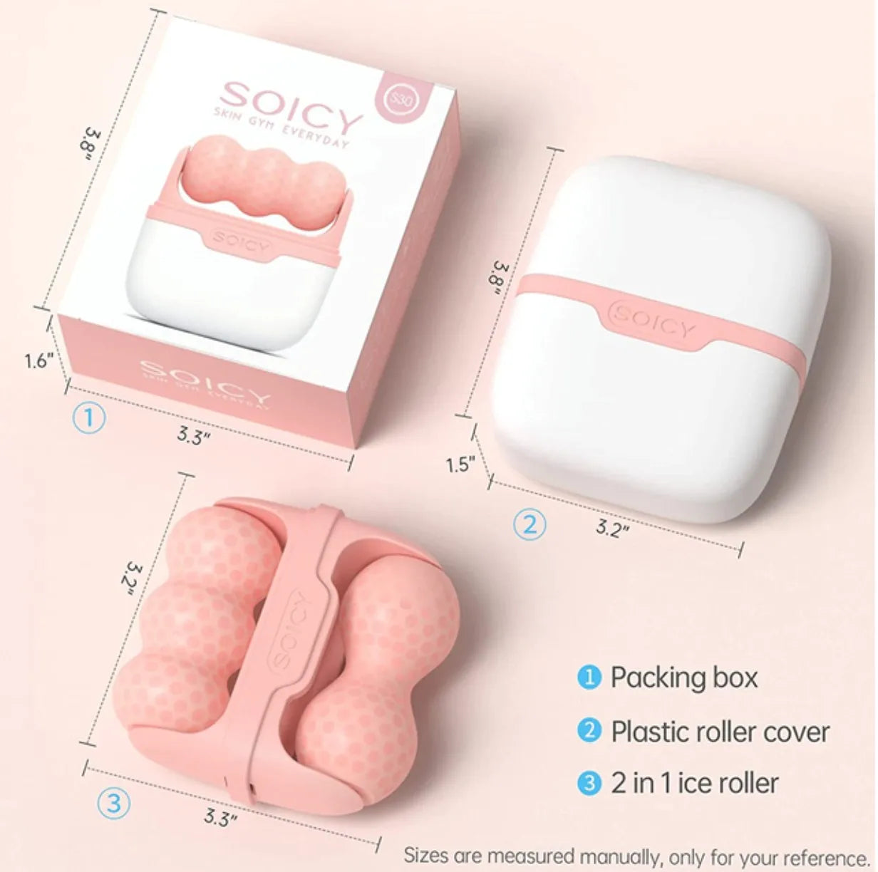 Double Ended Ice Roller for Face and Body - 6