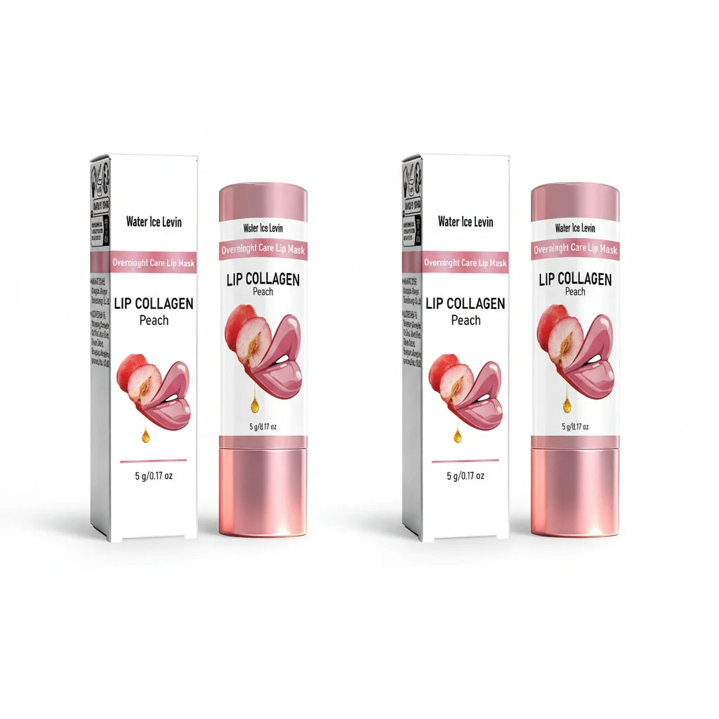 Peach Collagen Overnight Lip Mask Nourishing Hydrating Lip Care Treatment