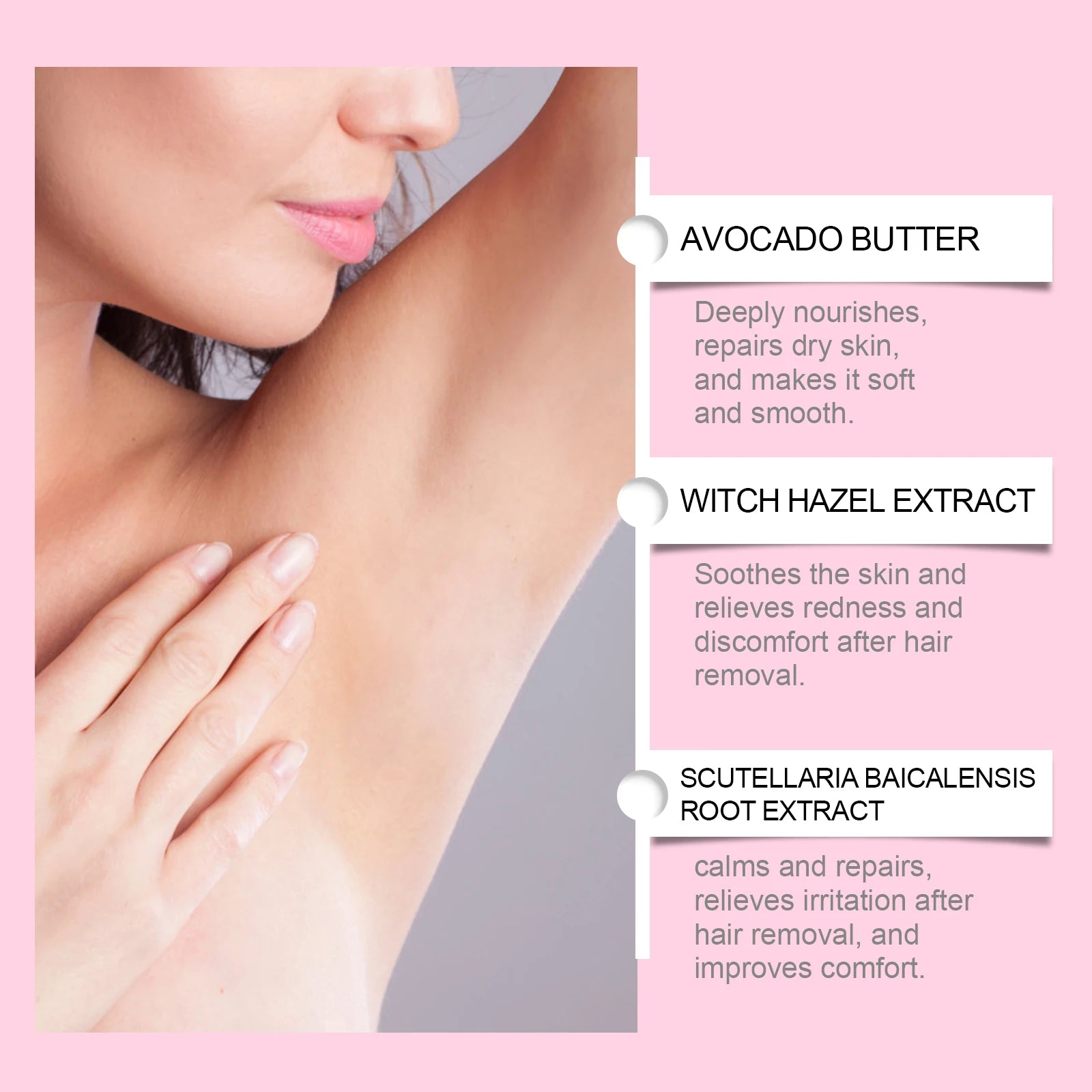 Gentle Hair Removal Cream for Full Body Smooth Skin - 8