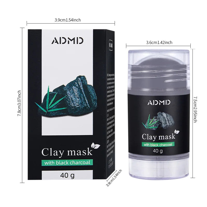 ADMID Bamboo Charcoal Mud Mask Stick Deep Cleansing Facial Treatment