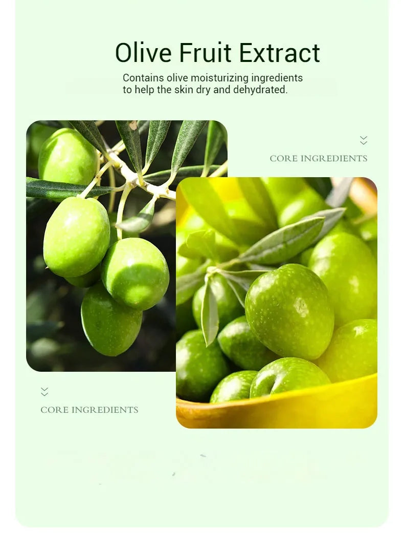 Olive Moisturizing Facial Mask 5 Pack Hydrating Skin Care Treatment