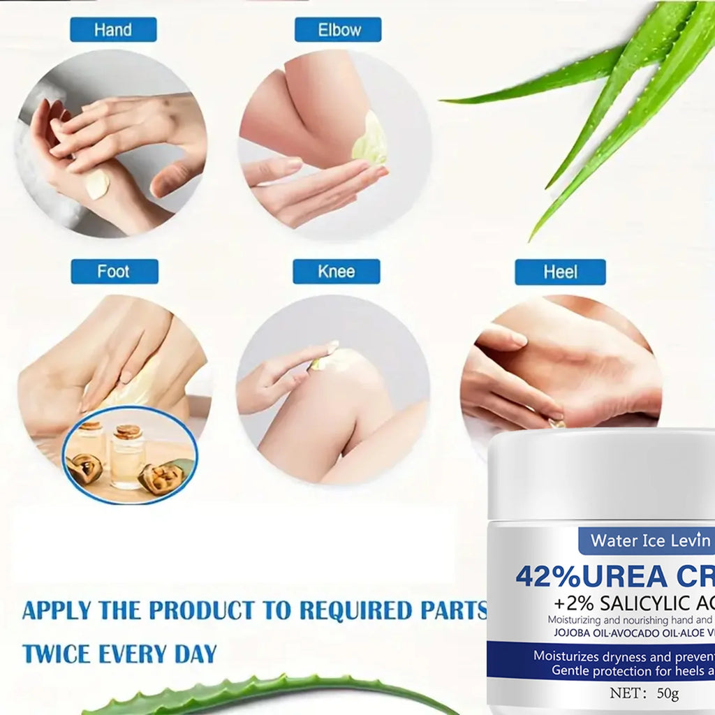 42% Urea Foot Cream Moisturizing Exfoliating Heel Repair Treatment