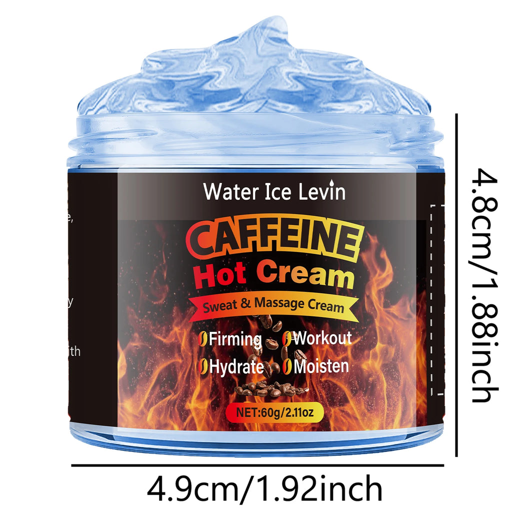 Caffeine Hot Cream Firming Body Moisturizer for Workout and Massage