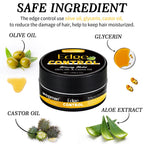 Edge Control Wax and Hair Styling Wax Stick Set with Combs