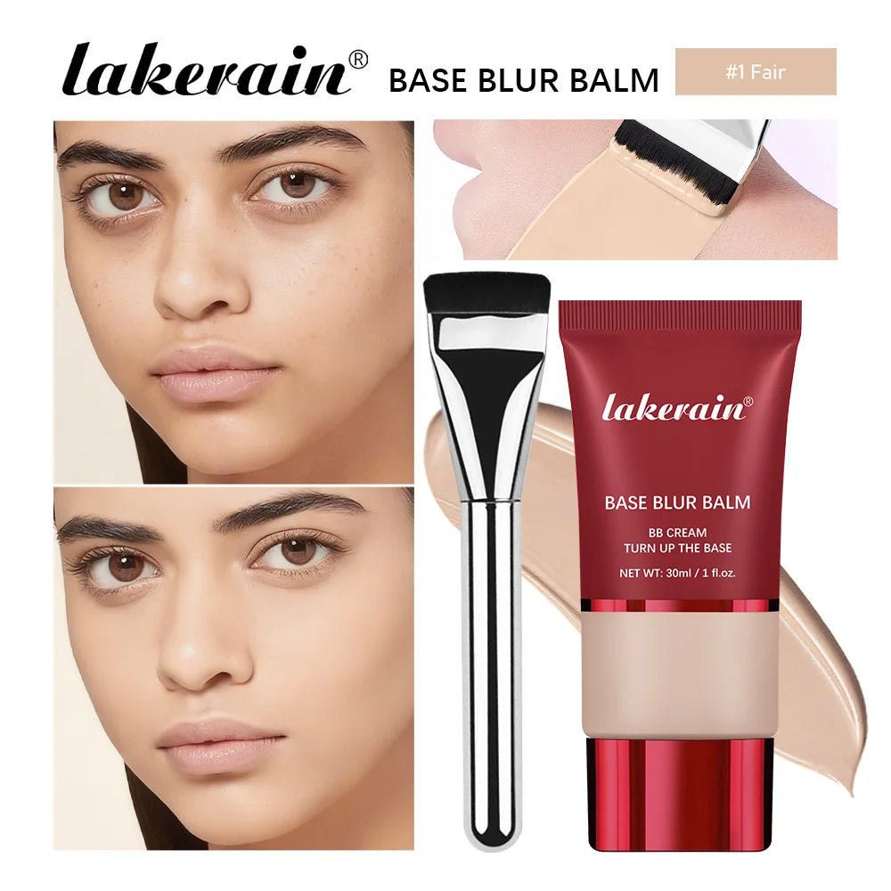 Blur Base Balm with Applicator Brush for Smooth Matte Finish - 9