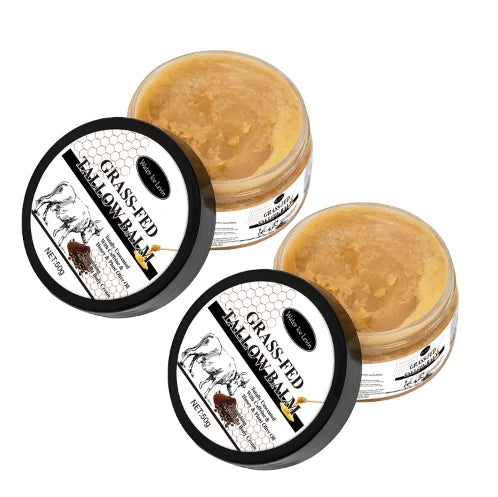 Grass Fed Tallow Balm Bee Venom Caffeine Moisturizer for Dry Skin - 7
