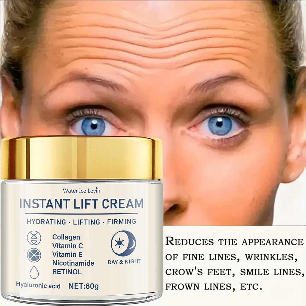 Instant Facial Firming Lifting Cream Retinol Hyaluronic Acid Moisturizer