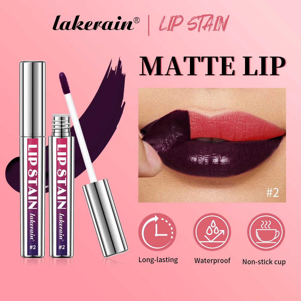 Peel-Off Long-Lasting Waterproof Lip Stain Set - 3