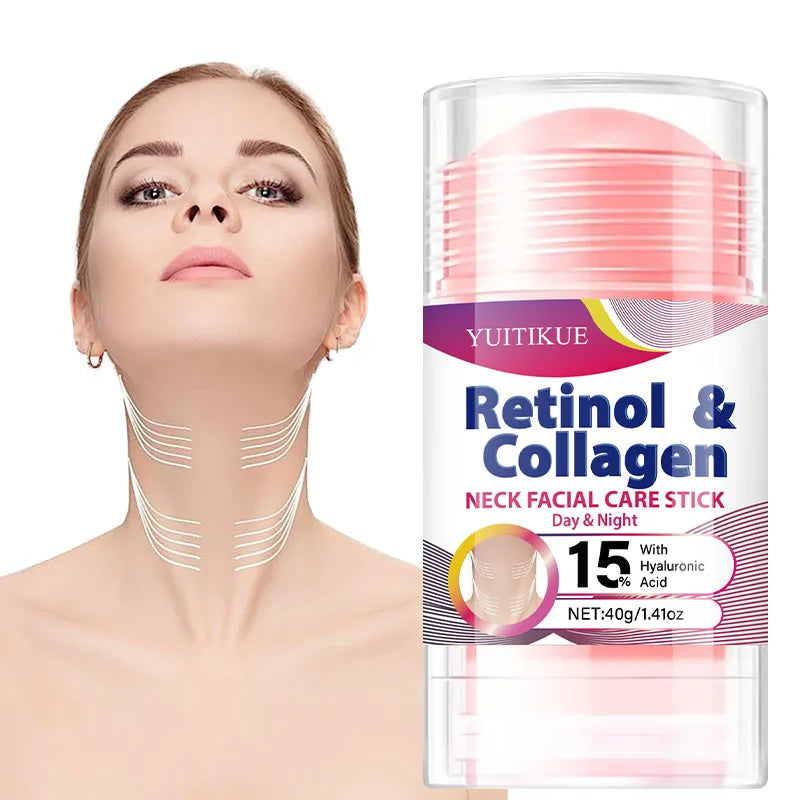YUITIKUE Retinol Collagen Neck Care Stick Hydrating Firming Balm 40g