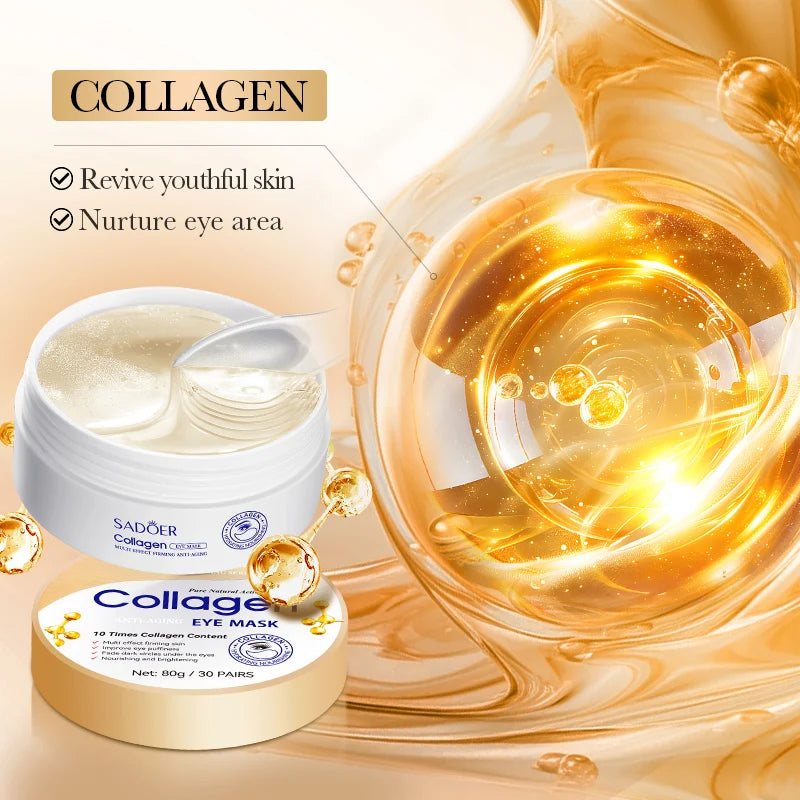 Sadoer Collagen Eye Mask Deep Moisturizing Anti Aging Eye Treatment