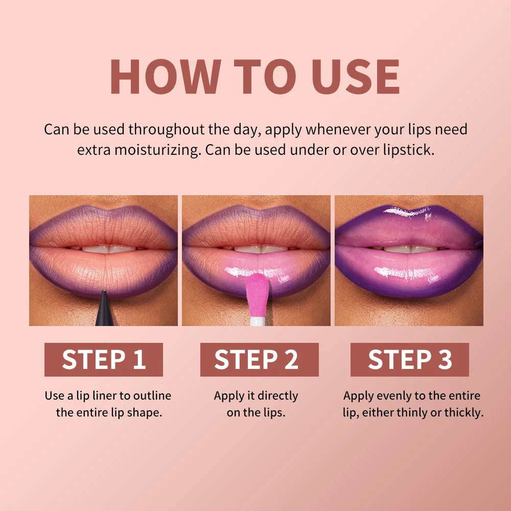 Hydrating Lip Liner and Gloss Makeup Set