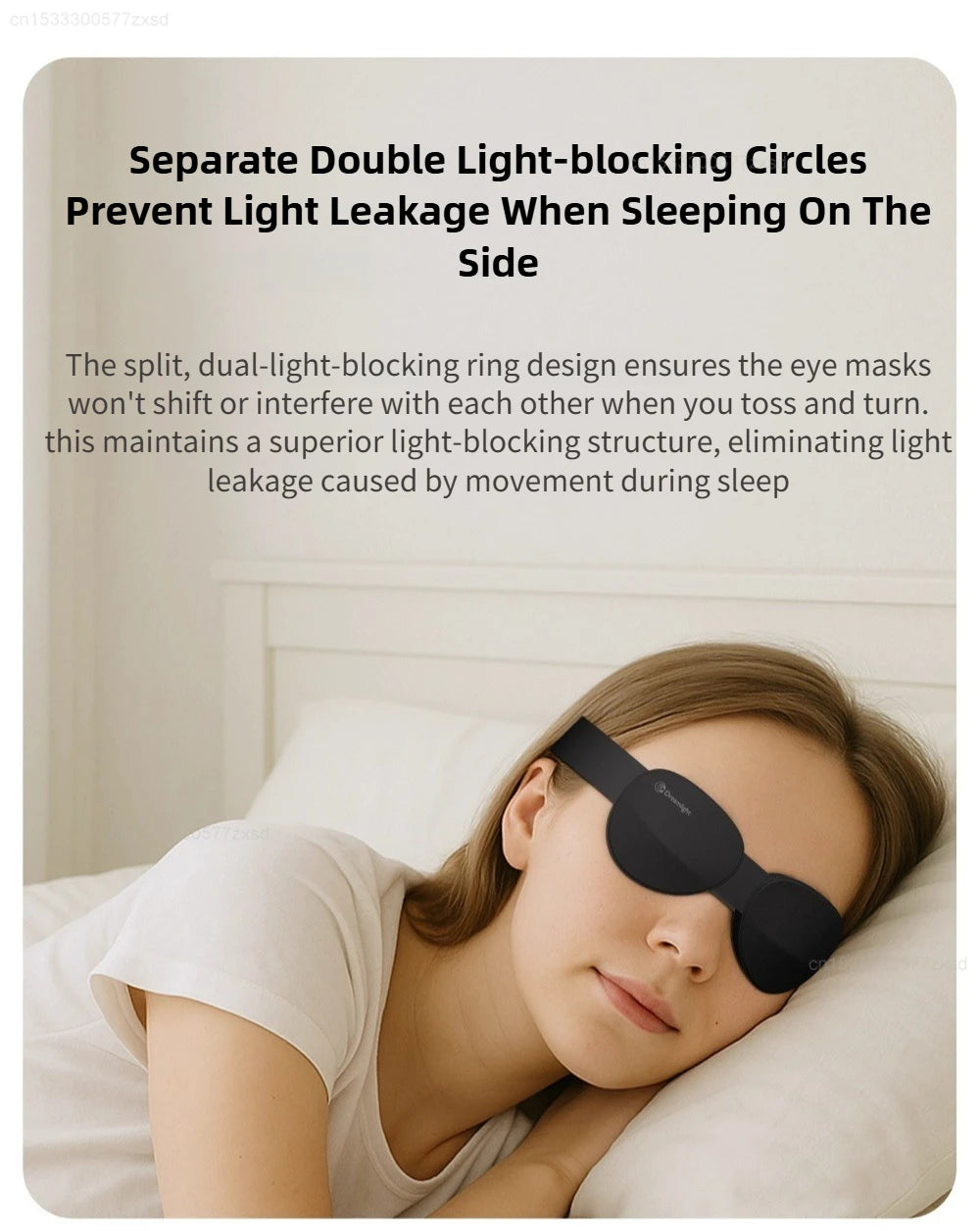 Dreamlight 3D Sleep Eye Mask Light Blocking Travel Blindfold