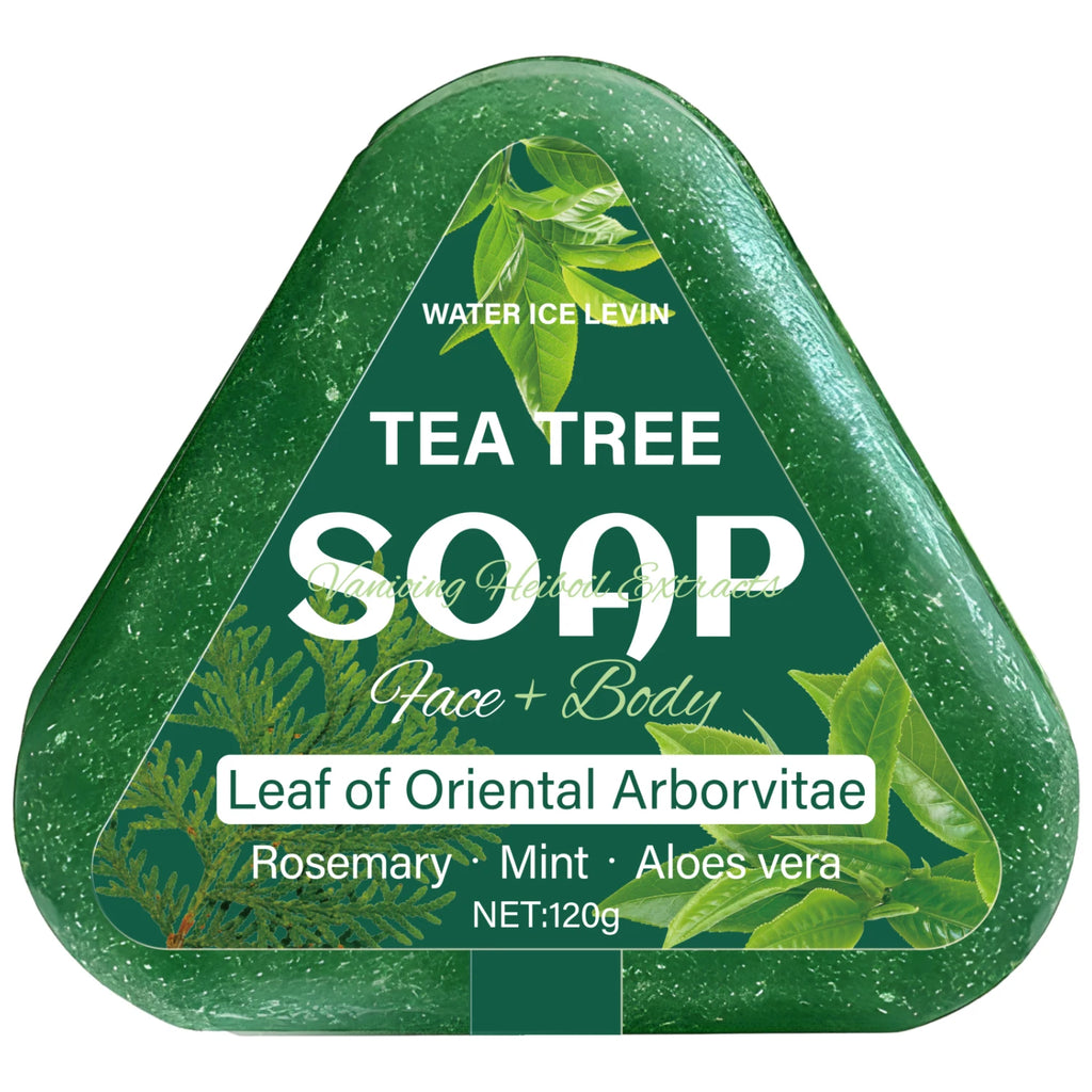 Tea Tree Shampoo Soap Bar All in One Face and Body Cleansing Bar 120g