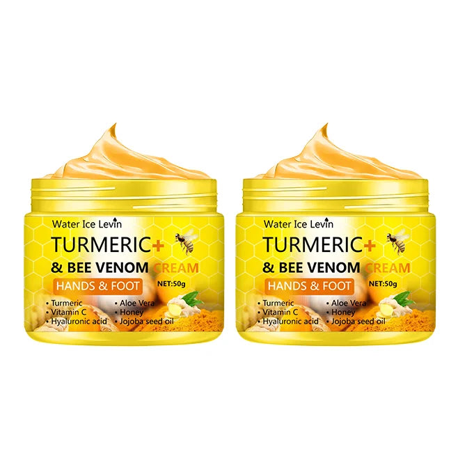 Turmeric Bee Venom Foot Cream Cracked Heel and Hand Repair Treatment