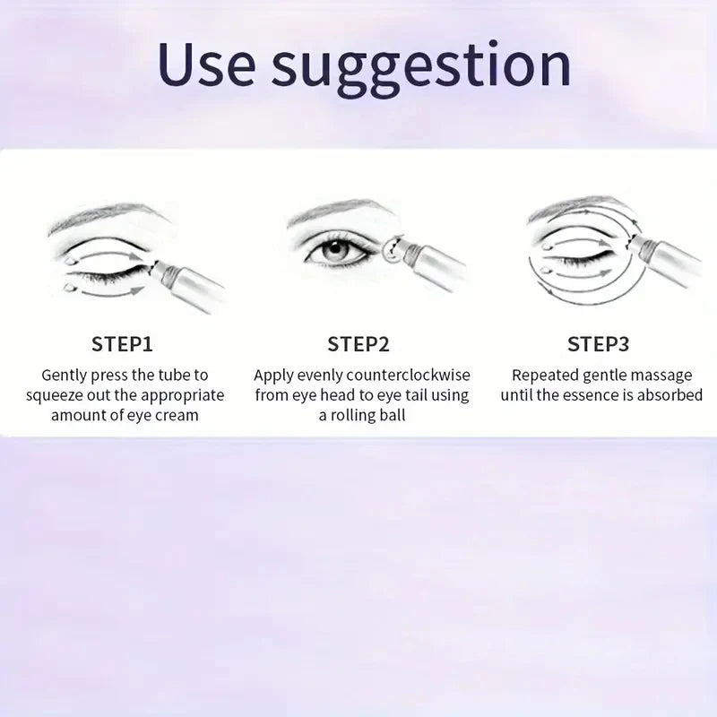 Retinol Eye Cream Roller Anti Aging Moisturizer for Dark Circles
