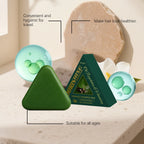Natural Herbal Solid Triangle Shampoo Bar for Oil Control and Hair Care