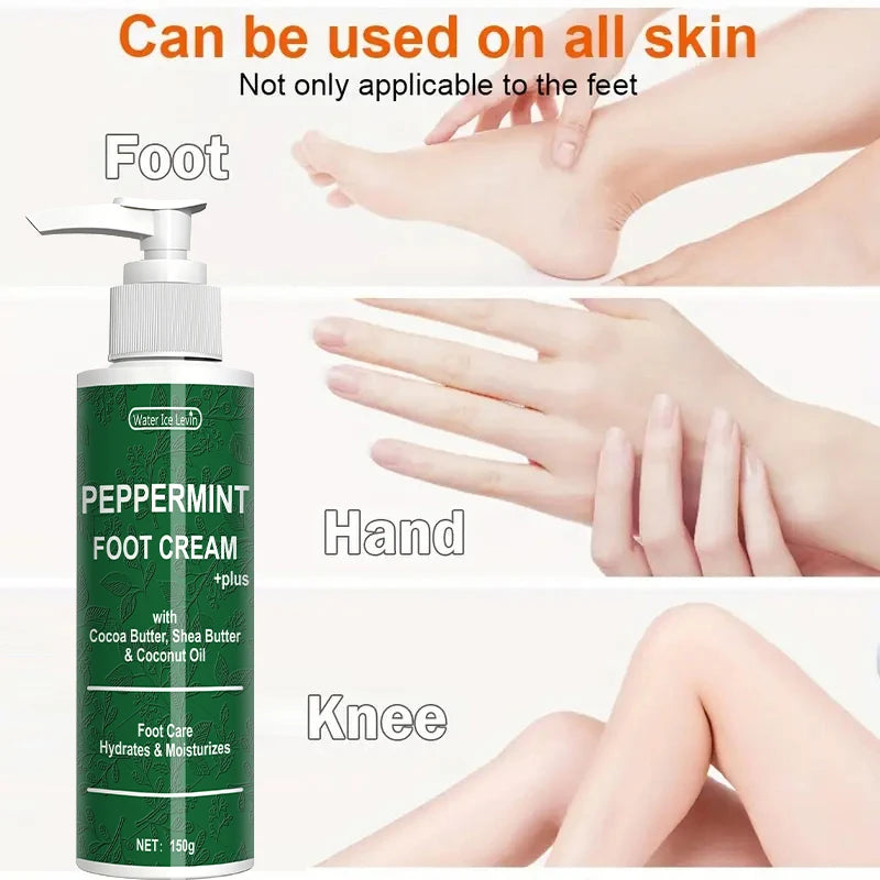 Peppermint Foot Cream Moisturizing Dry Skin Repair Treatment 150g