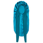 Extra Large Silk Satin Sleep Bonnet with Elastic Hair Band