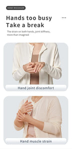Electric Hand Massager with Heat and Compression