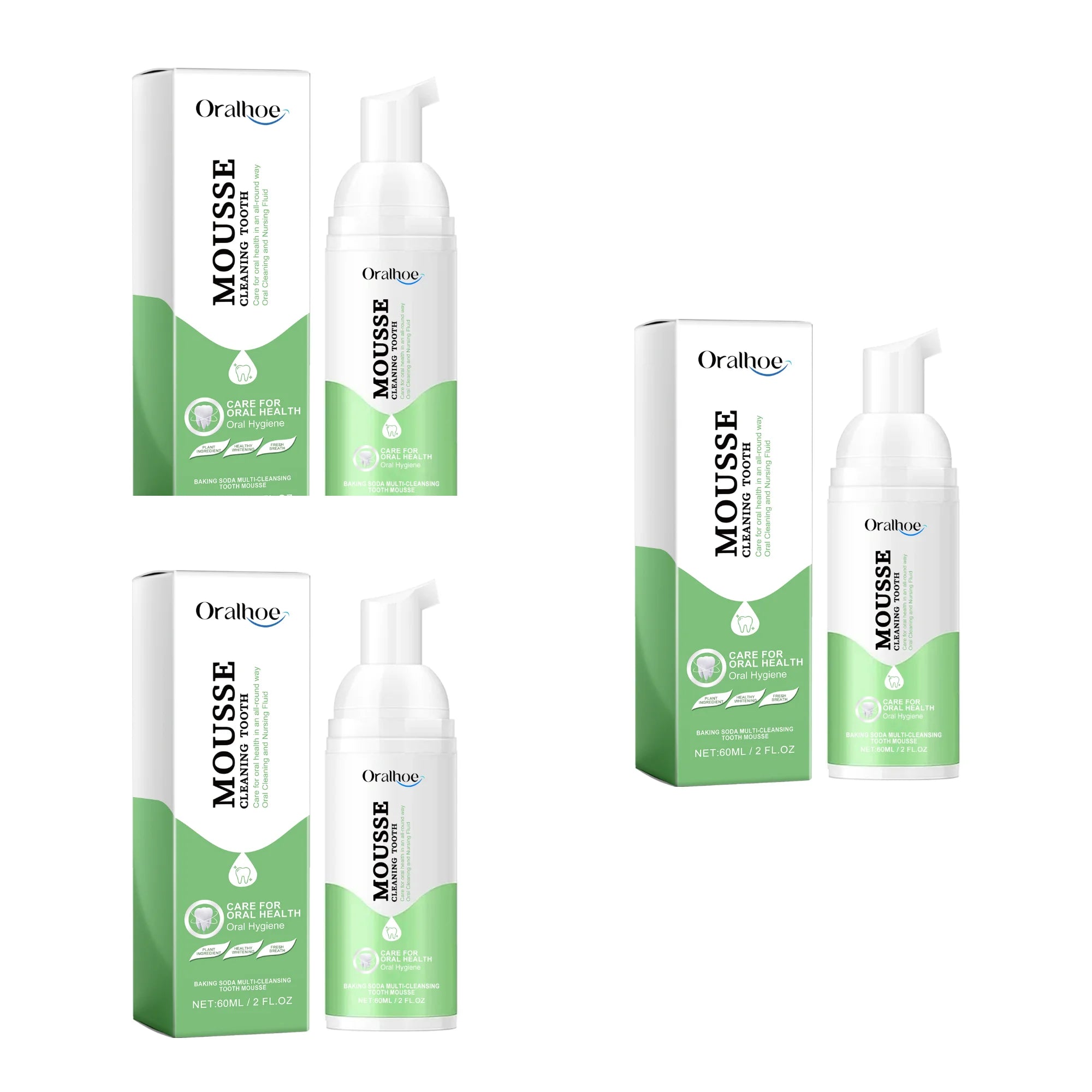 Whitening Foaming Toothpaste for Stain Removal and Fresh Breath - 17