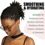 9.5oz Rose Water Locking Gel for Dreadlock Moisturizing and Styling