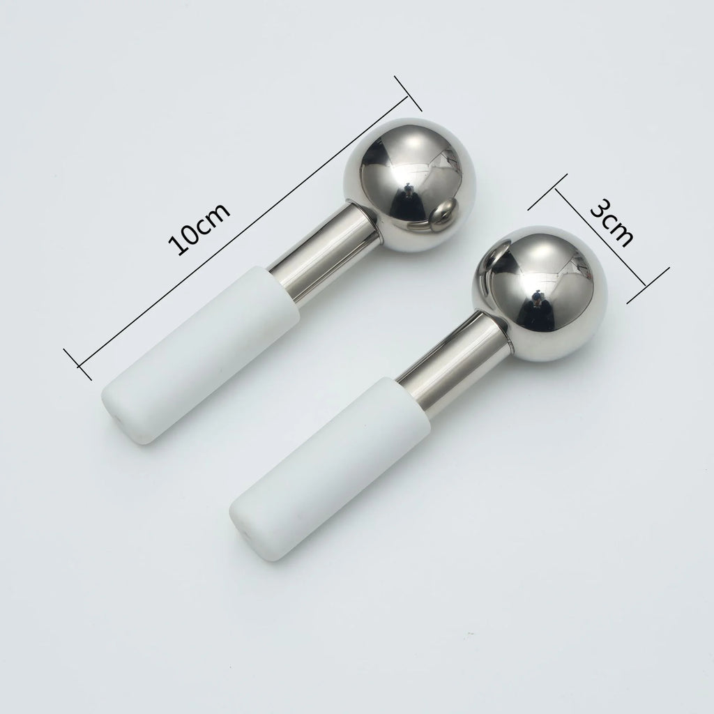 Stainless Steel Cooling Ice Globes for Facial Massage