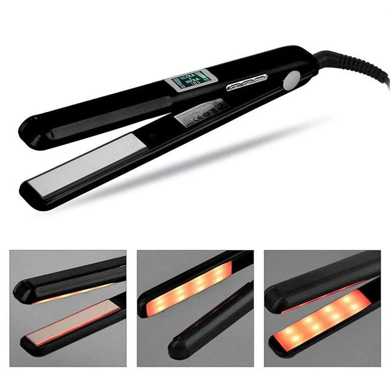 Infrared Ultrasonic Hair Care Iron Professional Deep Repair Straightener