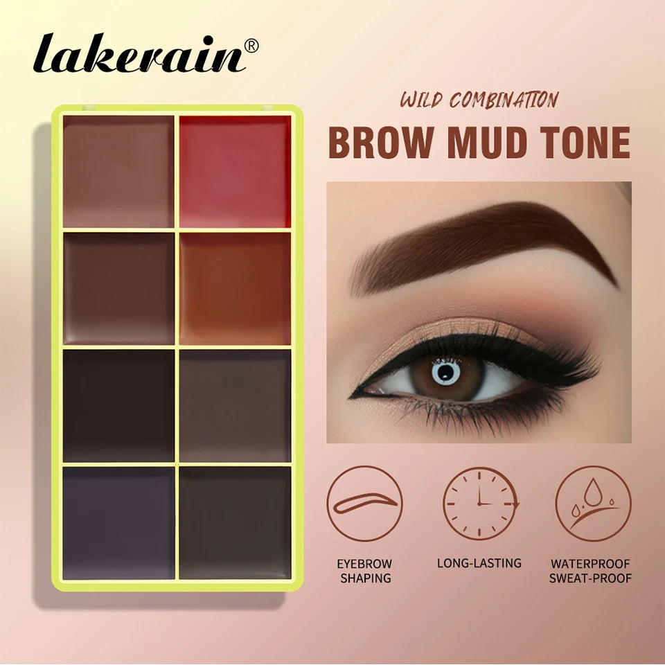 8-Color Cream Blush and Contour Palette