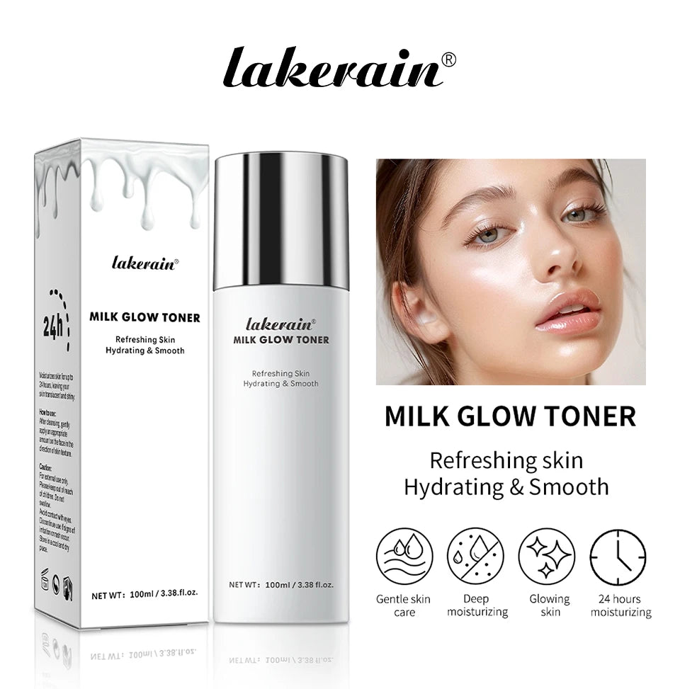 Brightening Milk Glow Toner for Hydrated Skin